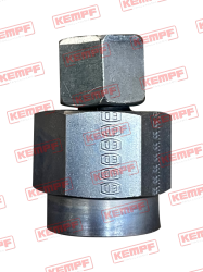 98475 KEMPF Einstellbare Manometerstutzen mit Schaft "S"